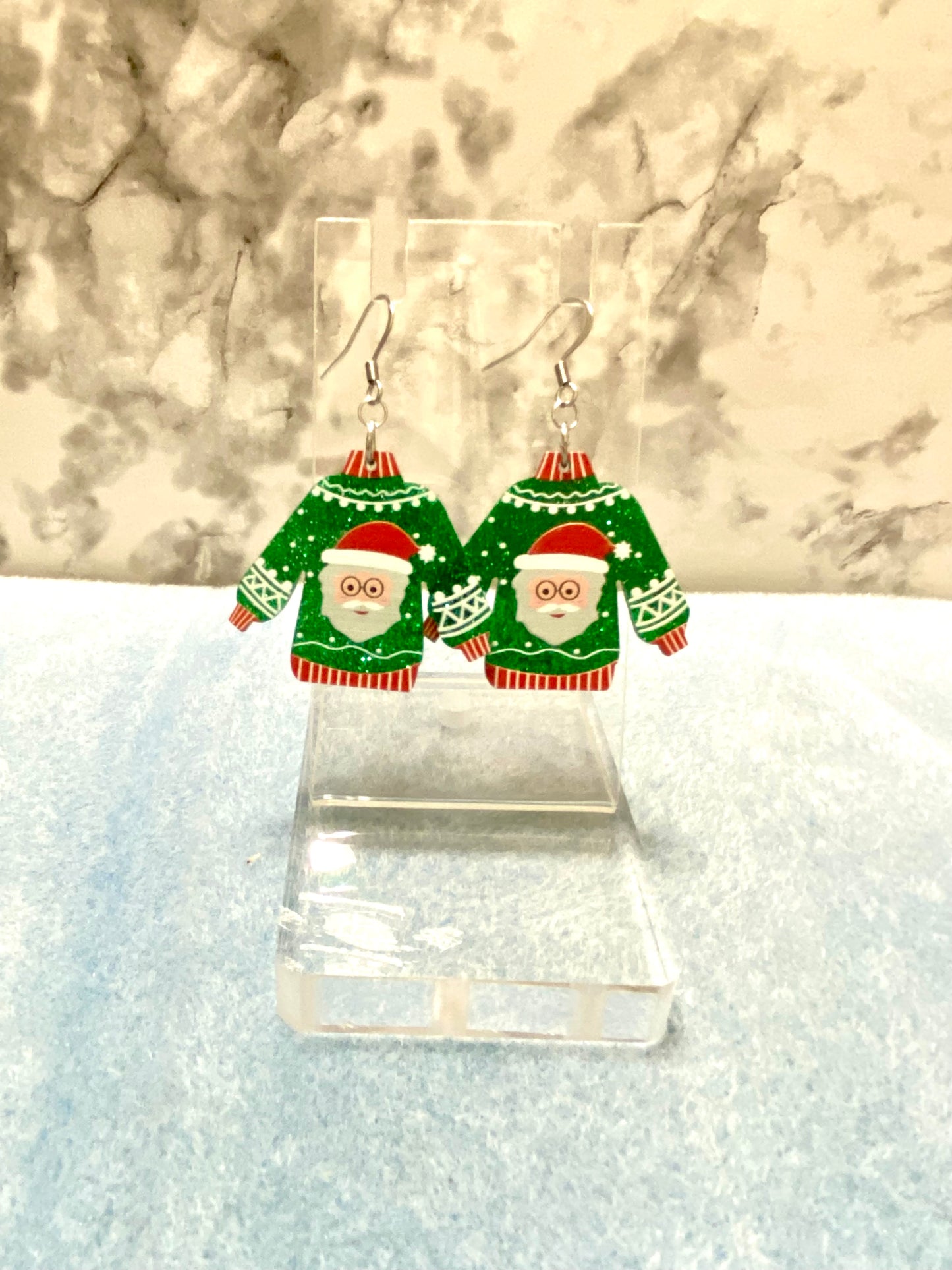 Ugly Sweater Christmas Earrings